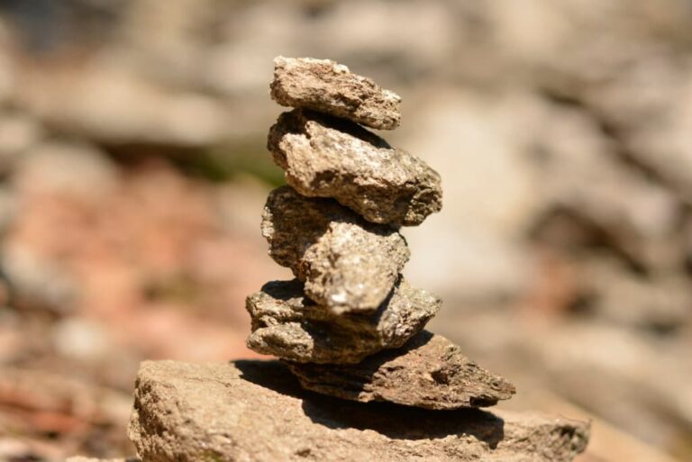 Several stones on top of each other