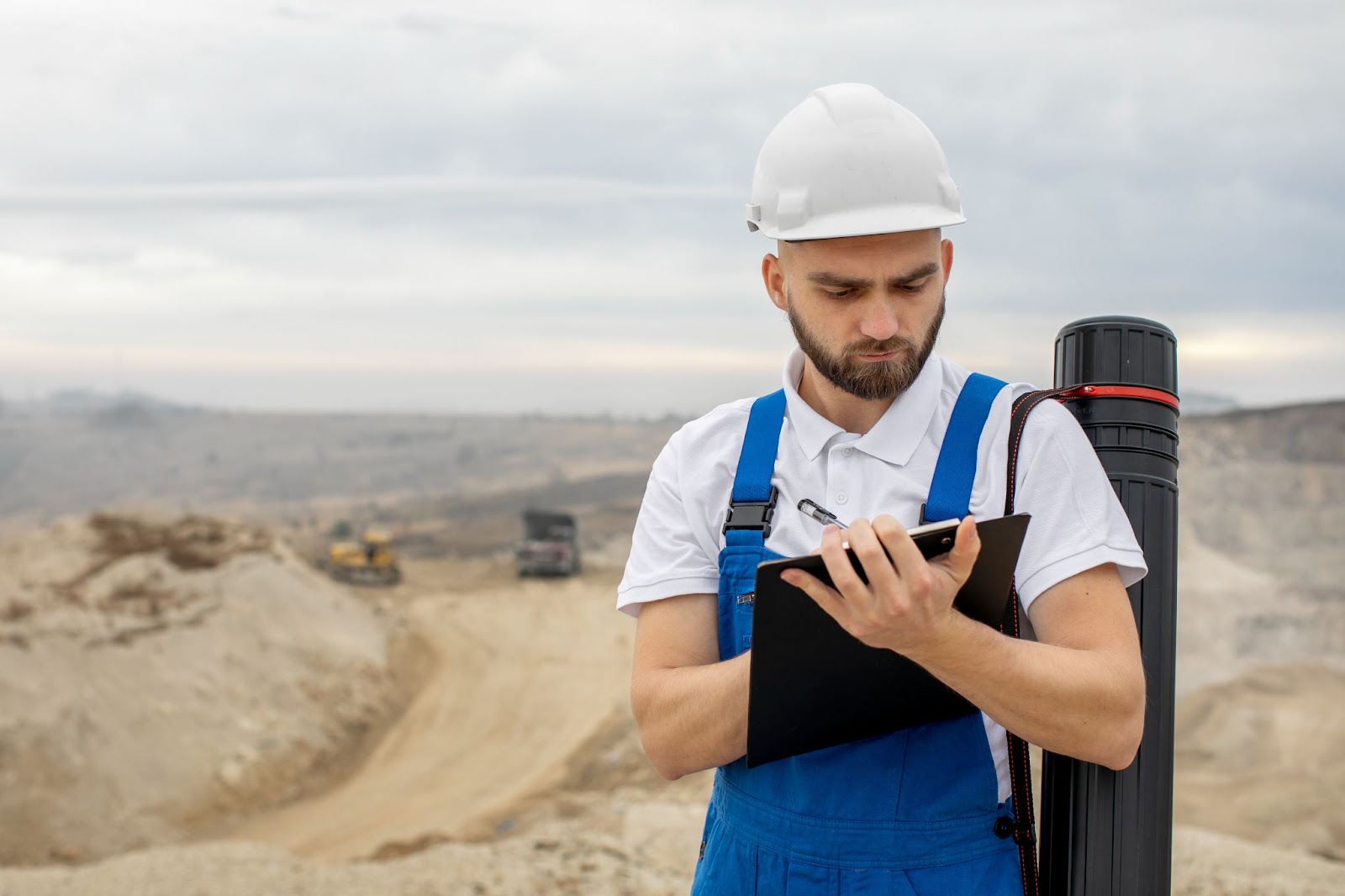 Person working in building and construction